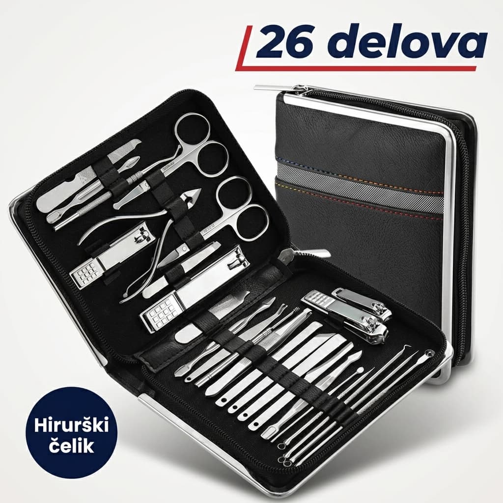 Manikir i pedikir set od 26 delova
