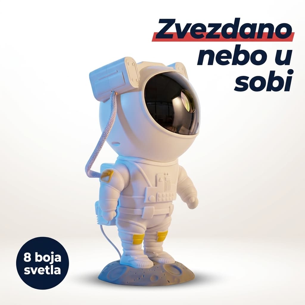 Galaxy Astronaut projektor zvezdanog neba