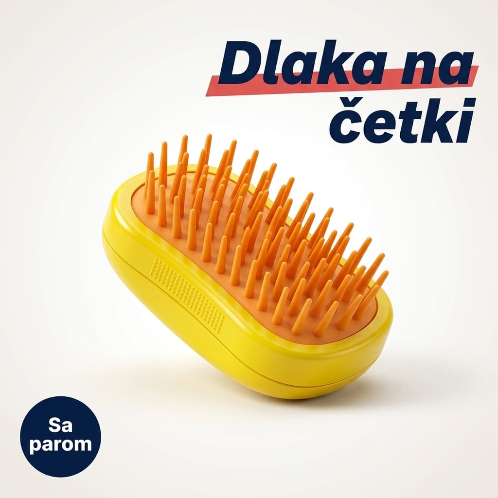 Parna četka za ljubimce 3 u 1