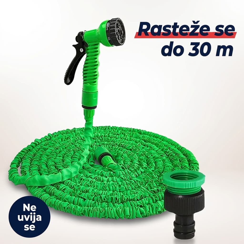 Rastegljivo crevo za vodu 30 m